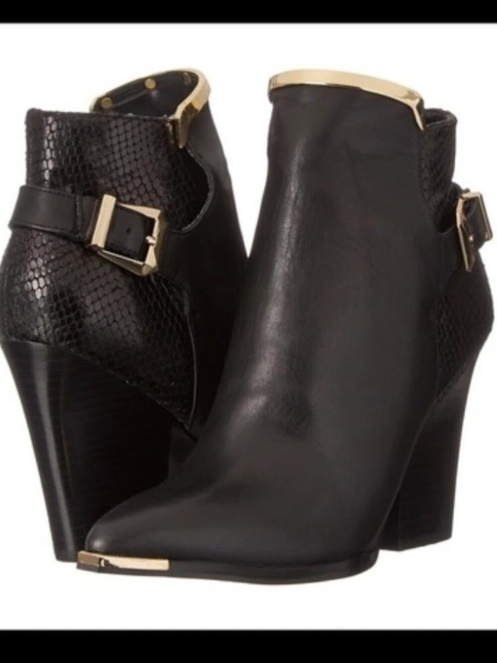 ALDO women's high-heeled leather boots size 7